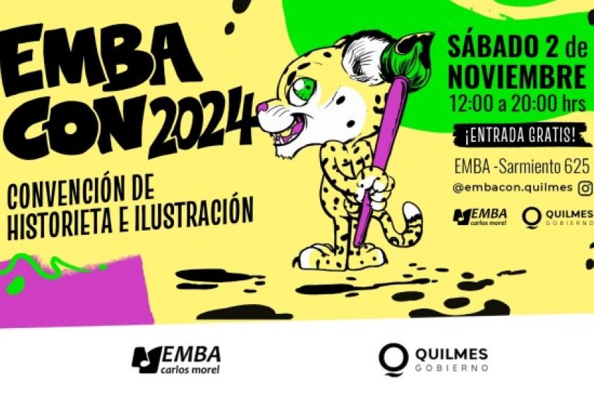 Llega la segunda edición de EMBACON 2024, una convención de Historieta e Ilustración