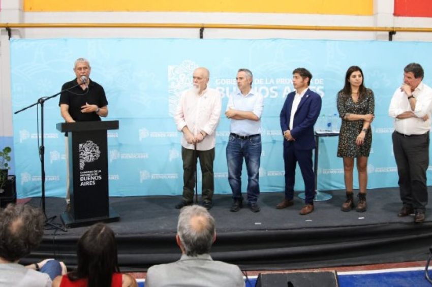 Ferraresi y Kicillof inauguraron los paneles solares de la Técnica Nº 4 «Dr Longobardi»