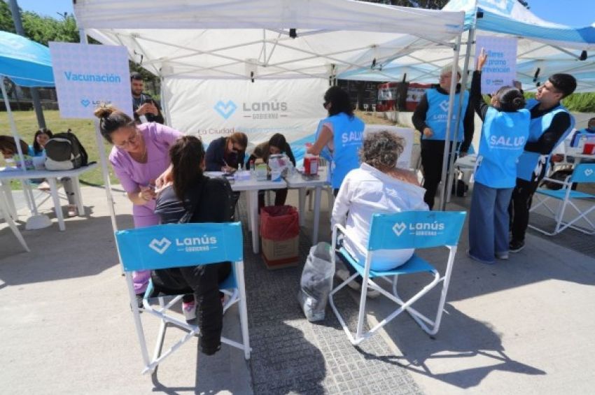 Lanús Gobierno anunció una nueva jornada de «Sábados de salud» en Monte Chingolo